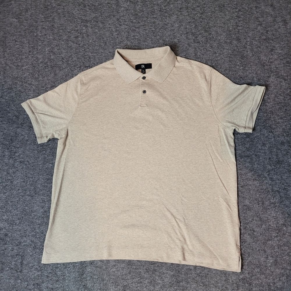Men's Beige Polo Shirt